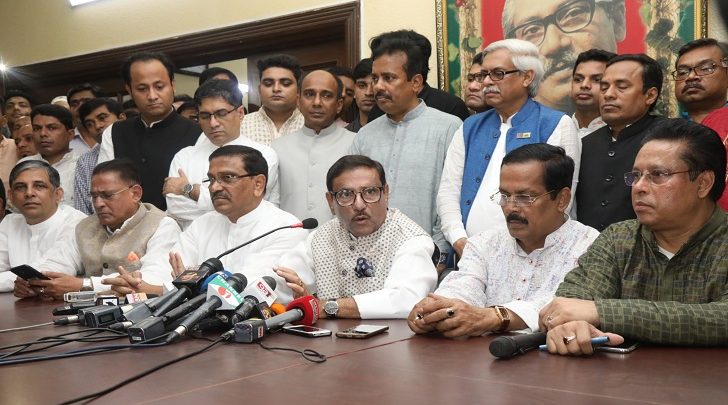 সংলাপে ওবায়দুল কাদেরের মন্তব্য