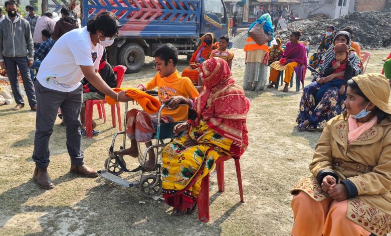 বিশেষ চাহিদাসম্পন্ন দরিদ্রদের মাঝে চাইল্ড ফাউন্ডেশনের কম্বল বিতরণ 1 01