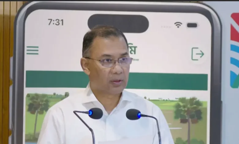ভূমি সেবা পেতে আর দুর্নীতির শিকার হতে হবে না: প্রধানমন্ত্রী 1 tariq rahman 20260519114741